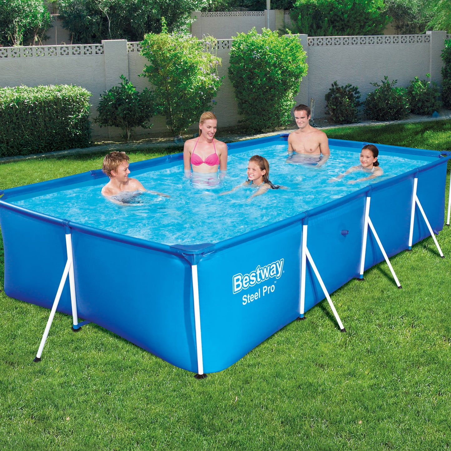 immagine-2-bestway-56405-piscina-steel-pro-frame-rettangolare-5.700lt-ean-6942138949599