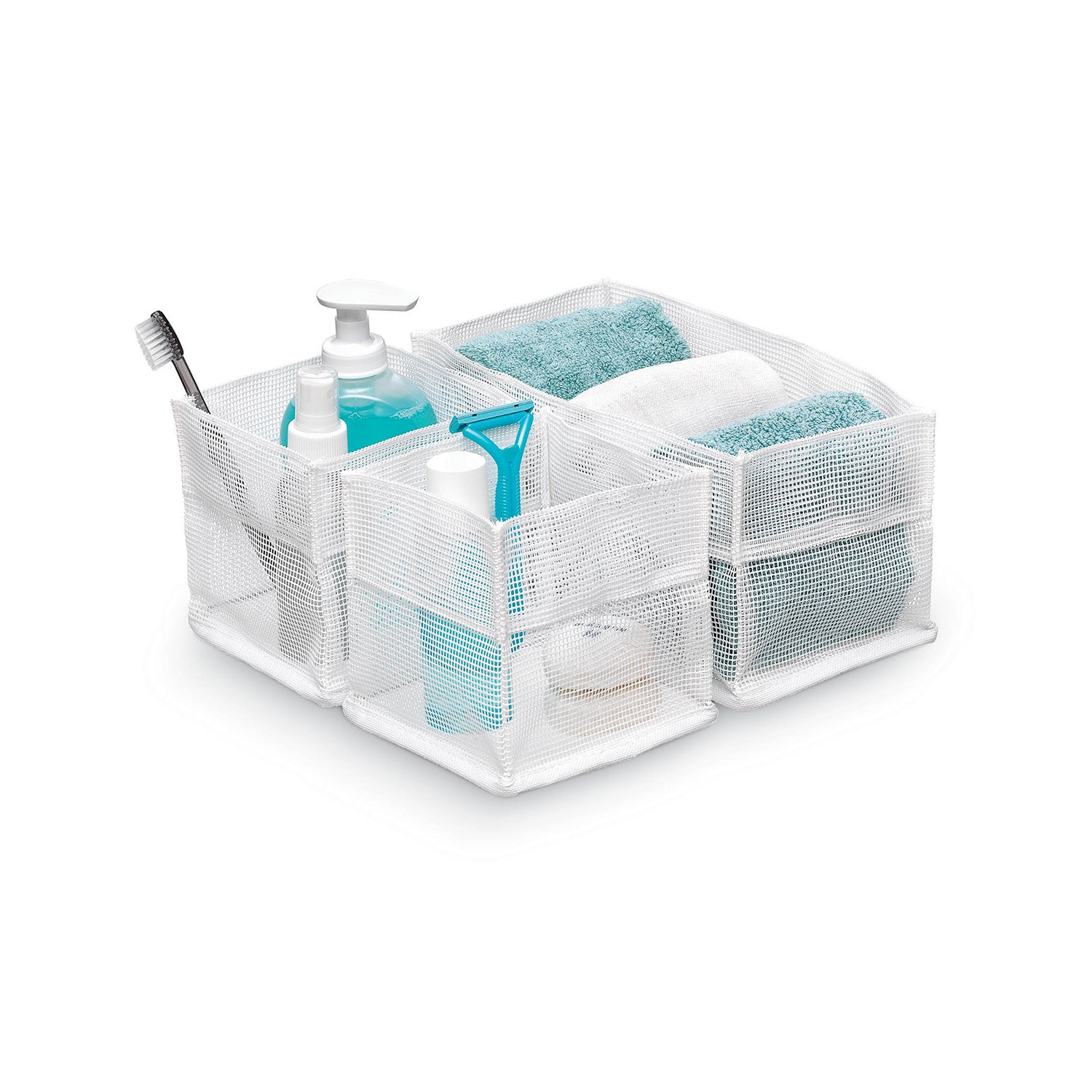 immagine-2-domopak-living-set-3-pezzi-mesh-organizer-rotondo-ean-8001410074874