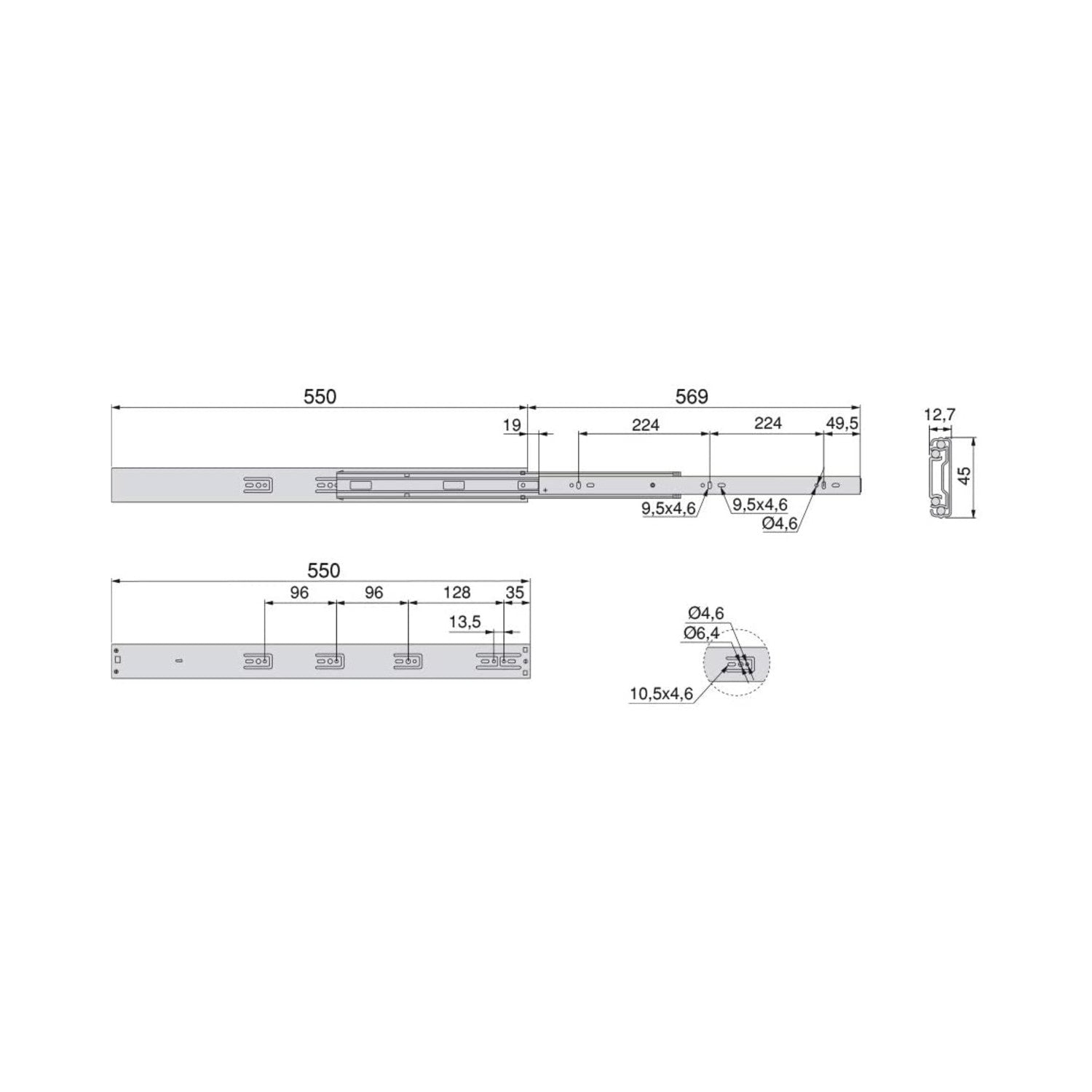 immagine-2-emuca-set-5-guide-a-sfere-per-cassetti-con-chiusura-soft-550mm-ean-8432393011912