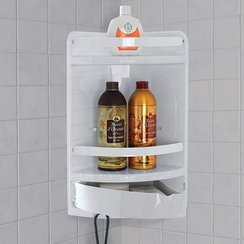 immagine-2-feridras-angoliera-per-doccia-a-2-ripiani-con-cassetto-in-plastica-bianco-20x20x41cm-ean-8033237844217
