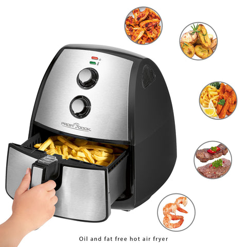 immagine-2-proficook-friggitrice-ad-aria-con-termostato-35l-1500w-ean-4006160111156