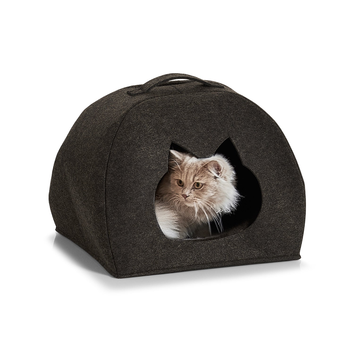 immagine-2-zeller-cuccia-contenitore-in-feltro-gatto-xl-antracite-ean-4003368143774