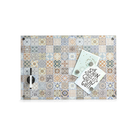 immagine-2-zeller-lavagnetta-in-vetro-effetto-mosaico-60x40cm-ean-4003368116266