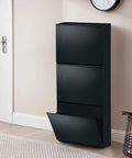 immagine-3-belli-e-forti-scarpiera-liscia-a-parete-16x515x39cm-nera-ean-8001499307009
