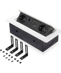 immagine-3-emuca-multipresa-a-scomparsa-da-scrivania-eu-con-2-prese-schuko-usb-ac-rj45-hdmi-bianco-ean-8432393295787