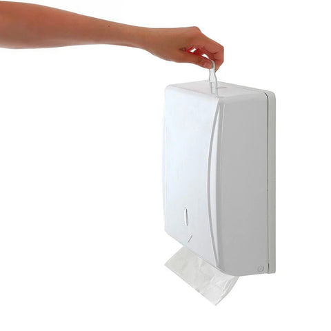 immagine-3-feridras-distributore-da-parete-per-200-salviette-carta-in-abs-con-apertura-a-chiave-ean-8056471552915