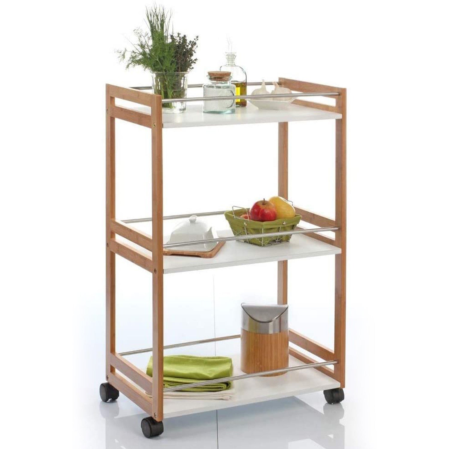 immagine-3-five-simply-smart-carrello-da-cucina-a-3-ripiani-con-ruote-in-legno-ean-3560238571255