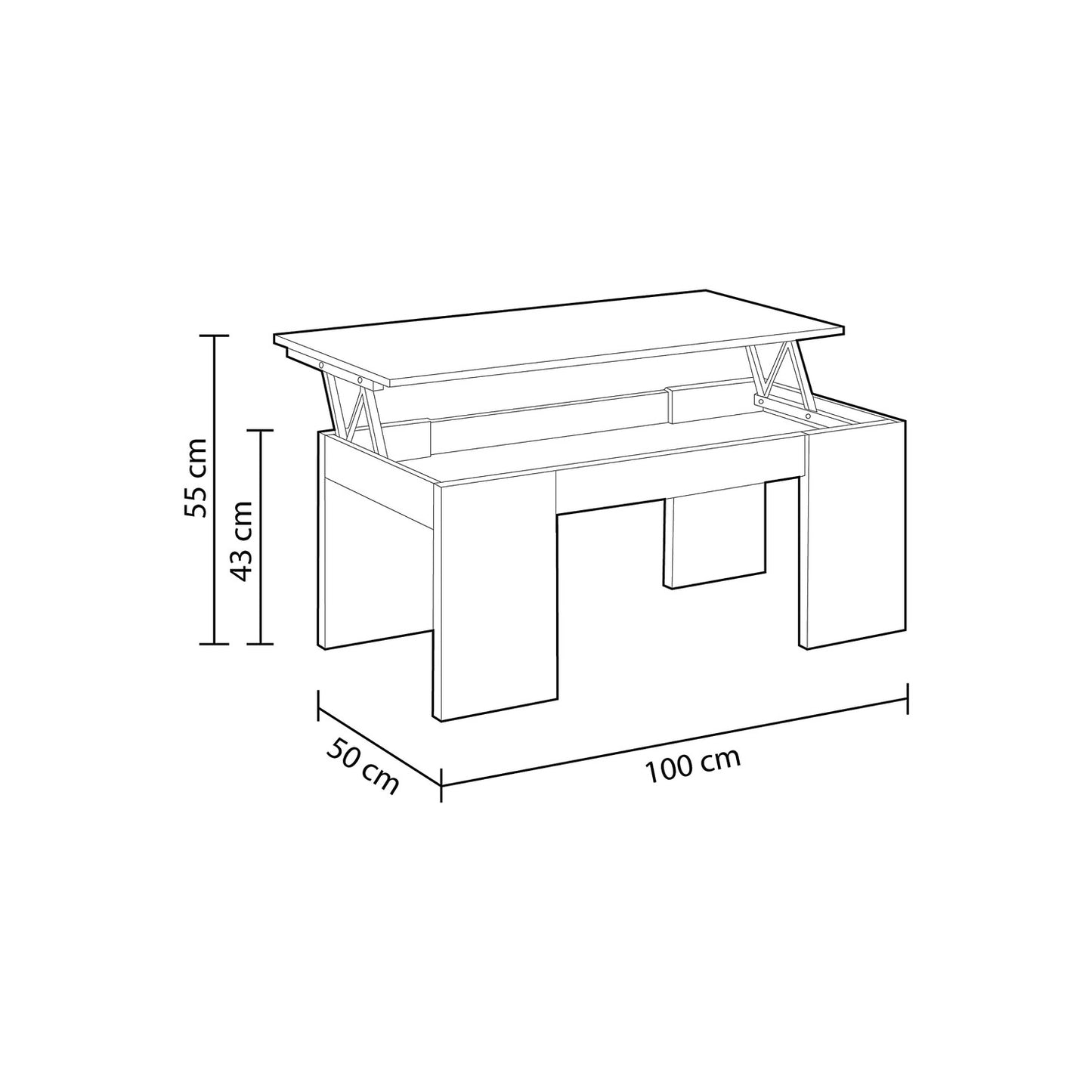 immagine-3-fores-tavolino-con-ripiano-rialzabile-100x50x43cm-grigio-ean-8423490261515