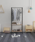 immagine-3-wenko-armadio-appendiabiti-a-soppalco-a-2-ripiani-in-bambu-e-asta-trasversale-ean-4008838395110