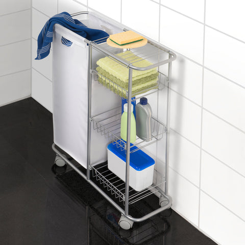 immagine-3-wenko-carrello-da-cucina-slim-a-3-ripiani-con-sacca-ean-4008838794272