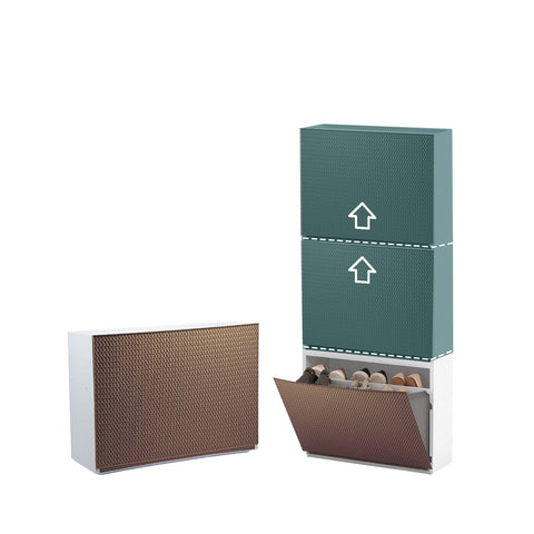immagine-4-belli-e-forti-scarpiera-intreccio-a-parete-16x515x39cm-moka-ean-8001499306026