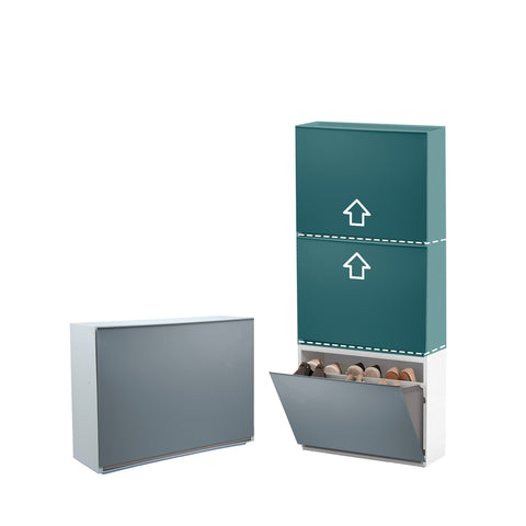 immagine-4-belli-e-forti-scarpiera-liscia-a-parete-16x515x39cm-grigio-ean-8001499000023