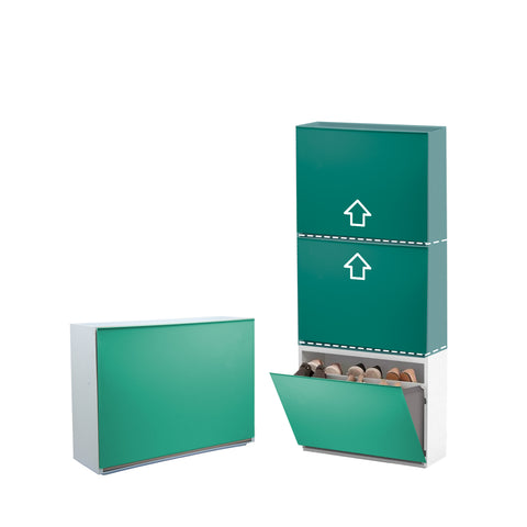immagine-4-belli-e-forti-scarpiera-liscia-a-parete-16x515x39cm-verde-ean-8001499307061