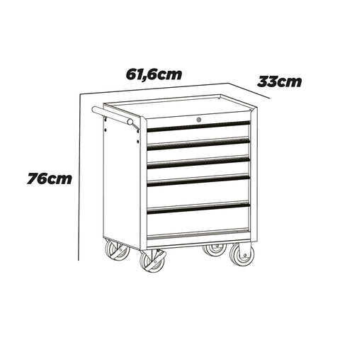 immagine-4-daimann-carrello-da-officina-con-5-cassetti-e-ruote-ean-8056590070130
