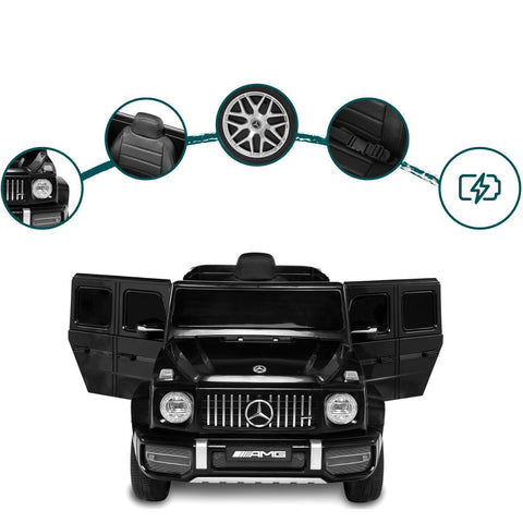 immagine-4-giaquinto-macchina-elettrica-mercedes-amg-g63-nero-12v-7ah-120x75x67cm-ean-8058486055030