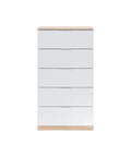 immagine-4-habitdesign-mobile-a-5-cassetti-roverebianco-60x40x110cm-ean-8423490266244