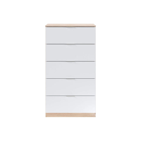 immagine-4-habitdesign-mobile-a-5-cassetti-roverebianco-60x40x110cm-ean-8423490266244