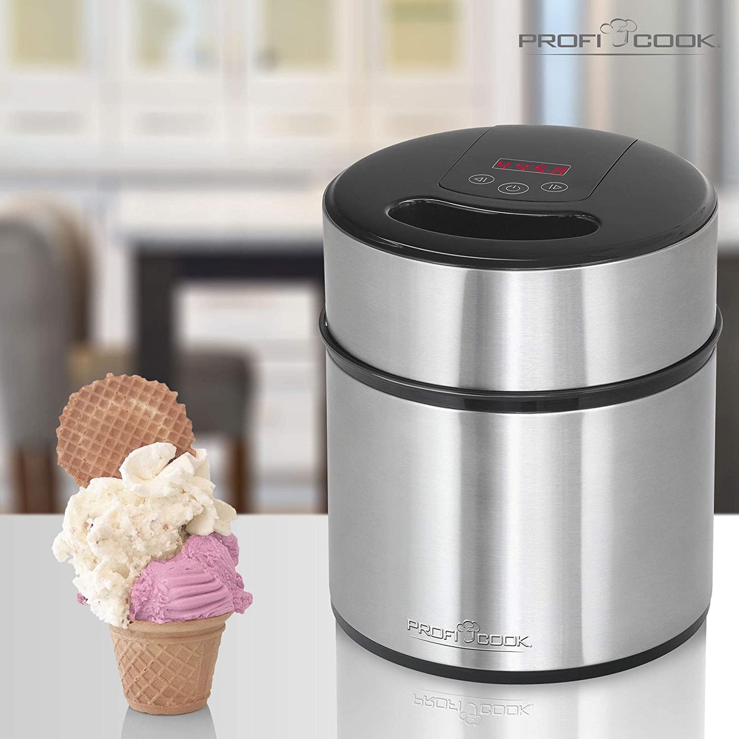 immagine-4-proficook-macchina-del-ghiaccio-per-gelato-yogurt-e-sorbetti-18l-icm-1140-ean-4006160114010