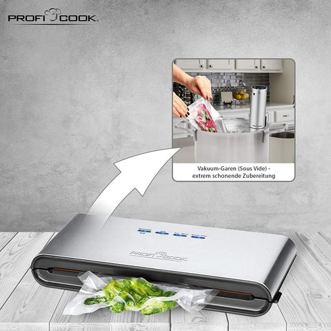 immagine-4-proficook-macchina-sottovuoto-sigillasacchetti-120w-ean-4006160010800