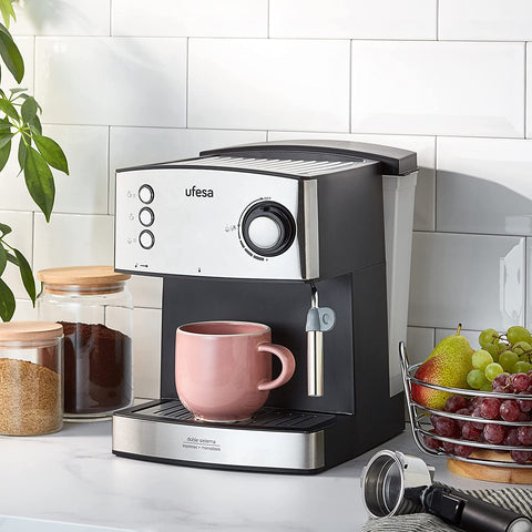 immagine-4-ufesa-macchina-per-caffe-espresso-cialde-e-macinato-ean-8422160045684
