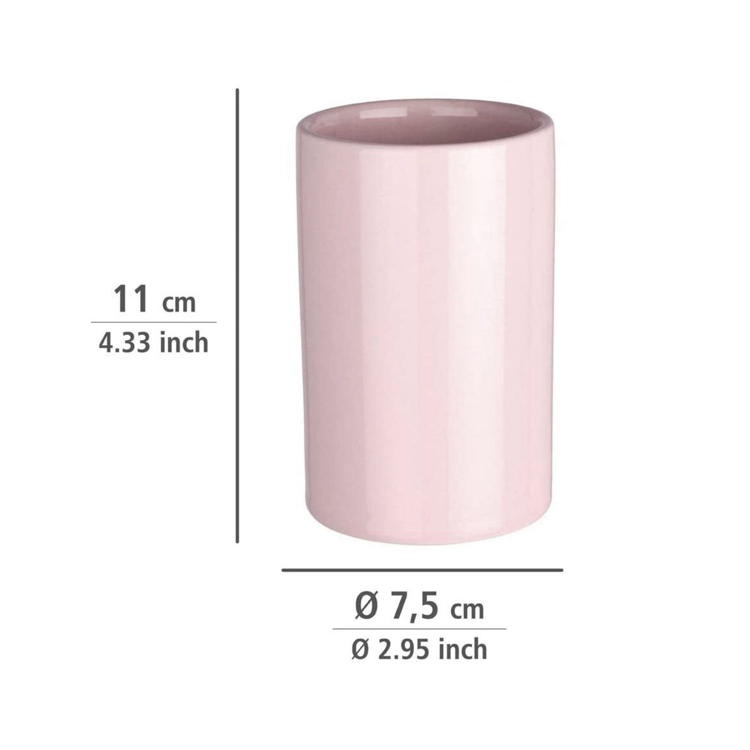 immagine-4-wenko-bicchiere-porta-spazzolino-in-ceramica-polaris-rosa-pastello-ean-4008838163399