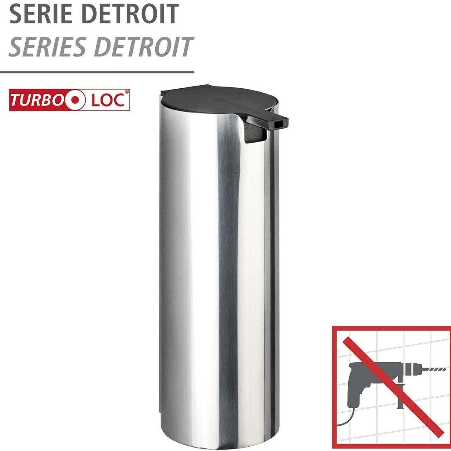 immagine-4-wenko-dispenser-sapone-inox-turbo-loc-detroit-ean-4008838244999