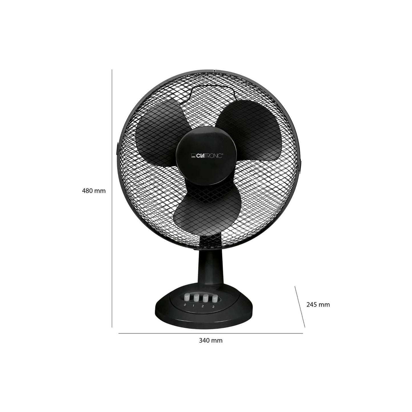 immagine-5-clatronic-ventilatore-da-tavolo-a-3-velocita-30cm-nero-vl-3602n-ean-4006160639254