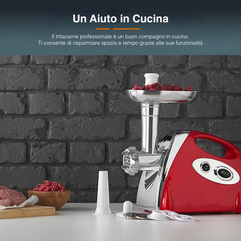 immagine-5-dcg-tritacarne-e-passapomodoro-con-spirale-in-metallo-e-accessori-1200w-ean-8032774622838