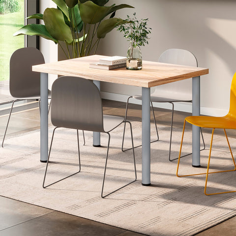 immagine-5-emuca-kit-4-gambe-regolabili-per-tavolo-60x83-85cm-verniciato-alluminio-ean-8432393000107