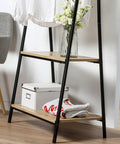 immagine-5-wenko-armadio-appendiabiti-a-soppalco-a-2-ripiani-in-bambu-e-asta-trasversale-ean-4008838395110