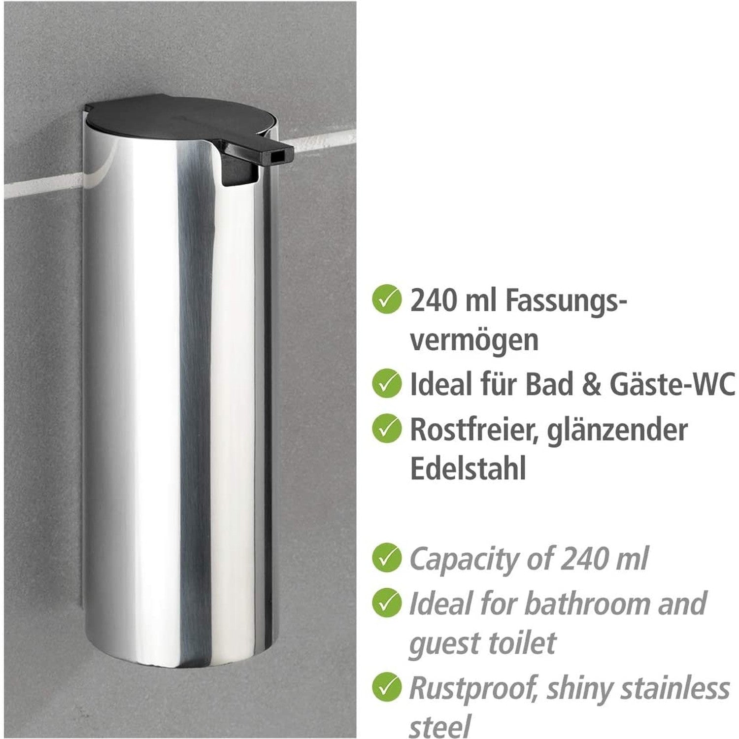 immagine-5-wenko-dispenser-sapone-inox-turbo-loc-detroit-ean-4008838244999