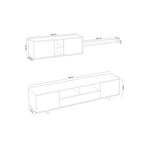 immagine-6-habitdesign-parete-a-giorno-bianco-46x200x41cm-ean-8423490261928