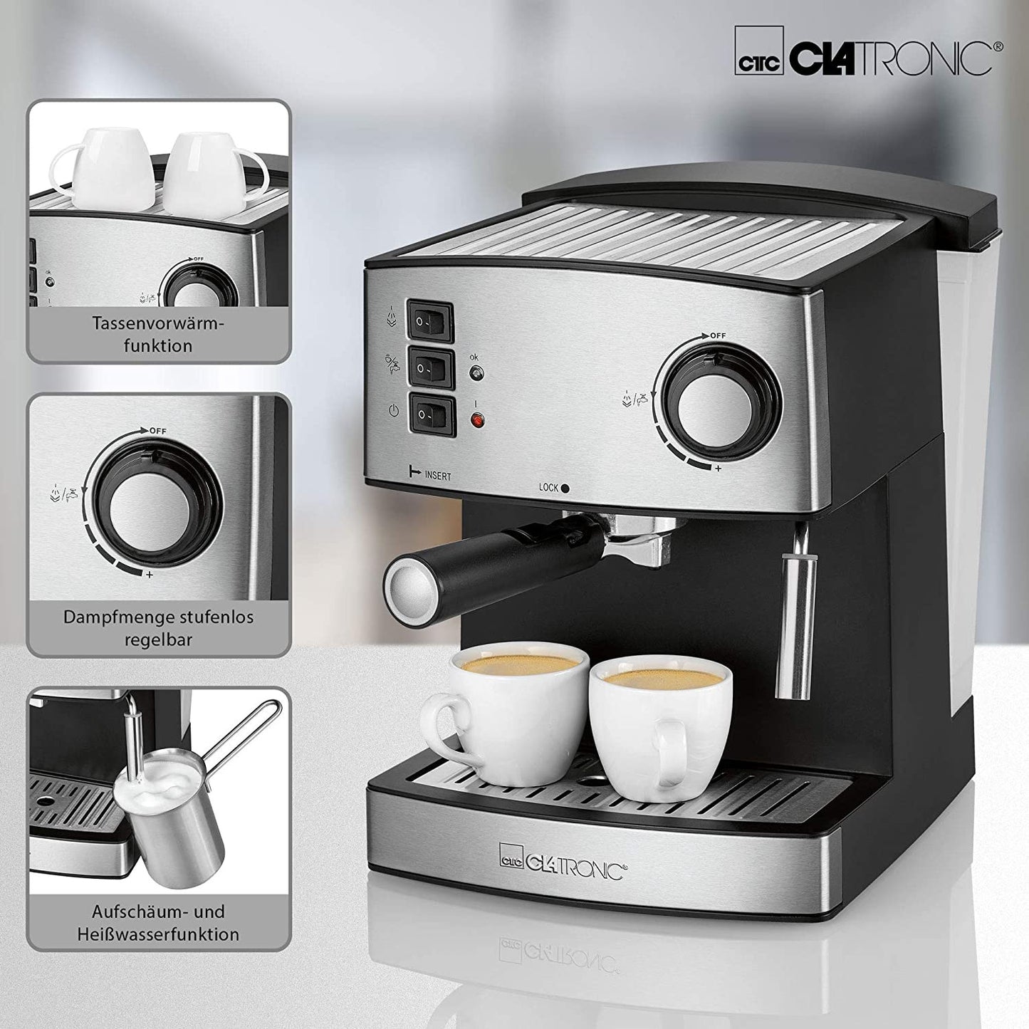 immagine-7-clatronic-macchina-da-caffe-espresso-15bar-15l-es-3643-ean-4006160633382