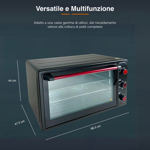 immagine-7-dcg-forno-elettrico-ventilato-65l-con-termostato-regolabile-e-timer-2200w-ean-8052780961882