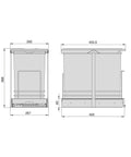 immagine-7-emuca-set-2-pattumiere-raccolta-differenziata-con-slot-estraibile-e-copertura-12l-ean-8432393298573