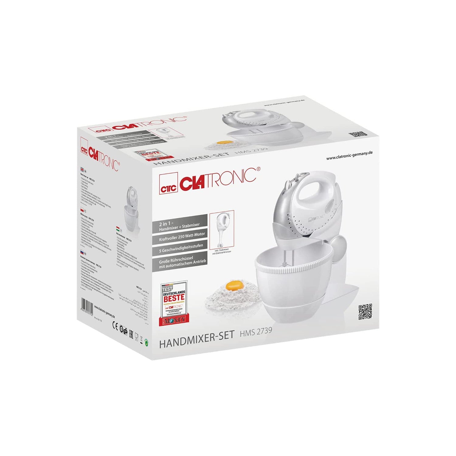 immagine-8-clatronic-sbattitore-mixer-con-ciotola-250w-bianco-hms-2739-ean-4006160617702