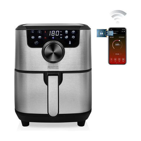 Friteuse à Air Chaud en Acier Inoxydable 4,5 L 1500 W